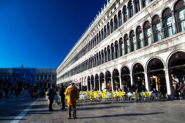 Venice Italy December 2012 Piazza San Marco Basilica Saint Mark — Stock Photo, Image