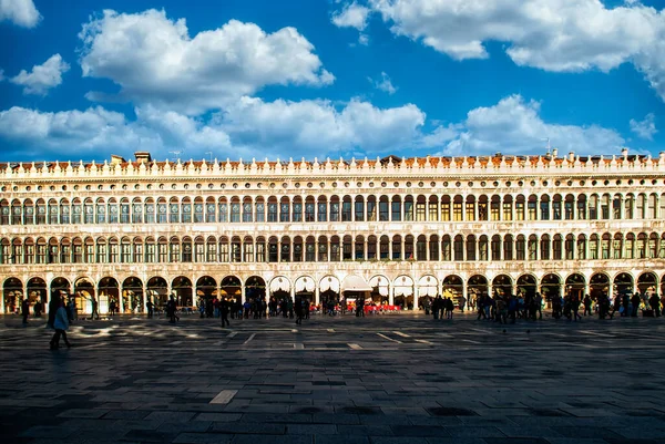 Venice Italy December 2012 Piazza San Marco Basilica Saint Mark — Stock Photo, Image