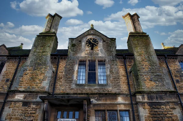 Gloucestershire England December 2013 Victoria Hall One Old Building Dated — 图库照片