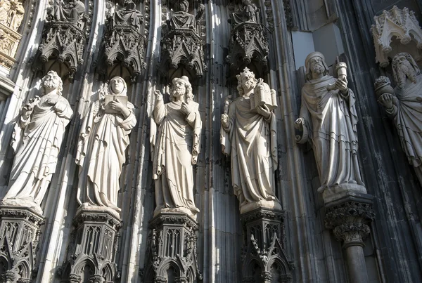 Architectural detail of The cathedral of Cologne, Germany, Europ — Stock Photo, Image