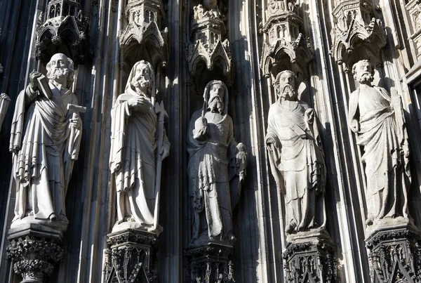 Detalle arquitectónico de La catedral de Colonia, Alemania, Europ — Foto de Stock