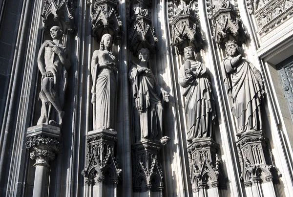 Détail architectural de la cathédrale de Cologne, Allemagne, Europ — Photo