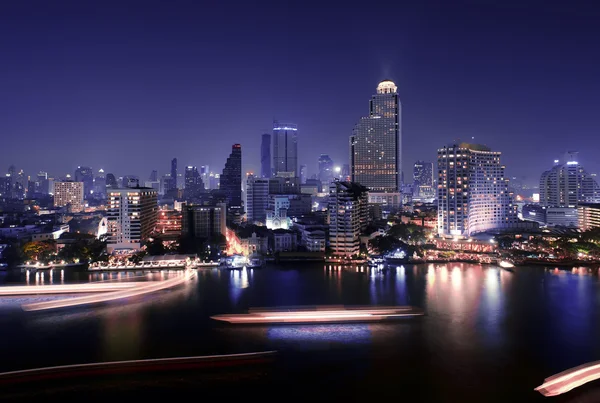 Bangkok City at night time — Stock Photo, Image