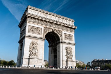 Arc de triomphe - zafer, paris, Fransa kemer