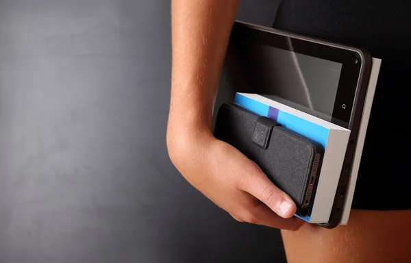Bir okul Tablet ile ve daha az sırt ağrısı