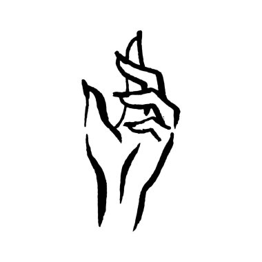 Mistisizm büyücülüğü okült el çizimi simge çizimi seti