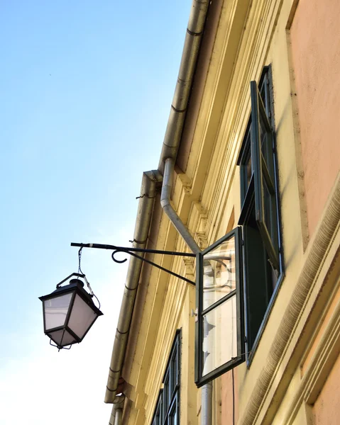 Street lamp and window — Stock Photo, Image