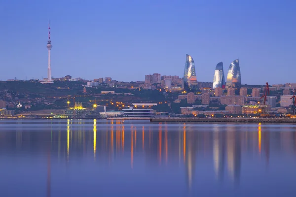 Napkelte-Baku, Azerbajdzsán Jogdíjmentes Stock Képek