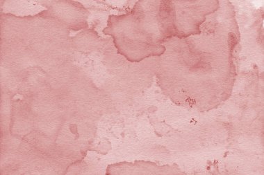 metin için boş kopya alanı olan kağıt rengi karton, pembe suluboya ile tasarım arka planı