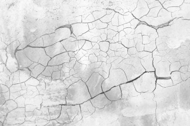 soyut çatlak arkaplan, tek renkli doku, metin için siyah ve beyaz tonların etkisi de dahil olmak üzere görüntü