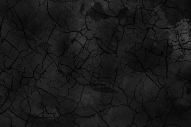 İğrenç soyut doku, çatlak siyah duvar.