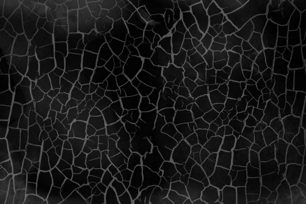 Textura Abstracta Gruesa Pared Negra Agrietada — Foto de Stock