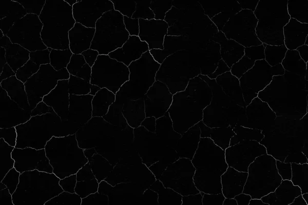 Textura Abstracta Gruesa Pared Negra Agrietada — Foto de Stock