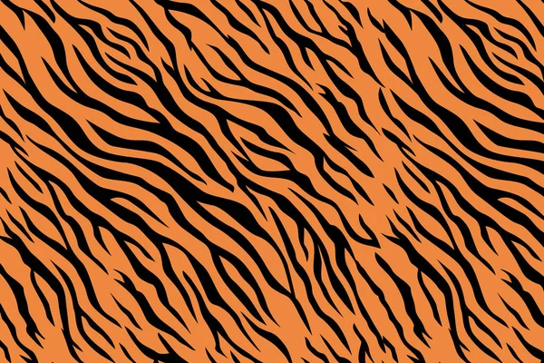 Tiger Safari Texture Background Print Black Orange Stripped Tiger Skin — Stock Photo, Image