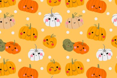 Tatlı Cadılar Bayramı balkabakları kusursuz desen