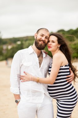 güzel hamile kadın adamla