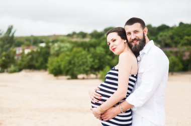 güzel hamile kadın adamla