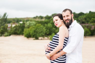 güzel hamile kadın adamla