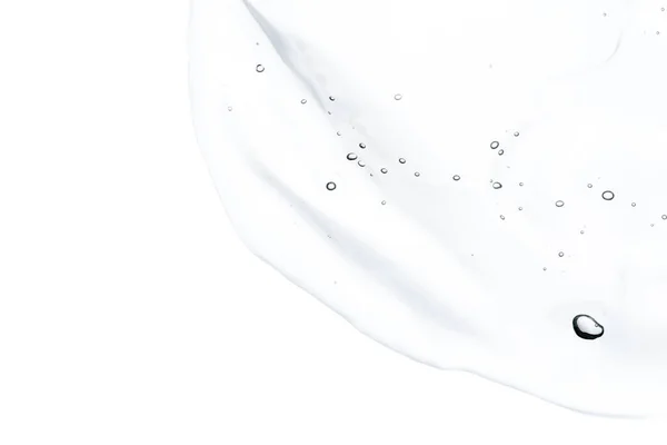 하얀 배경에 있는 투명 한 겔. — 스톡 사진