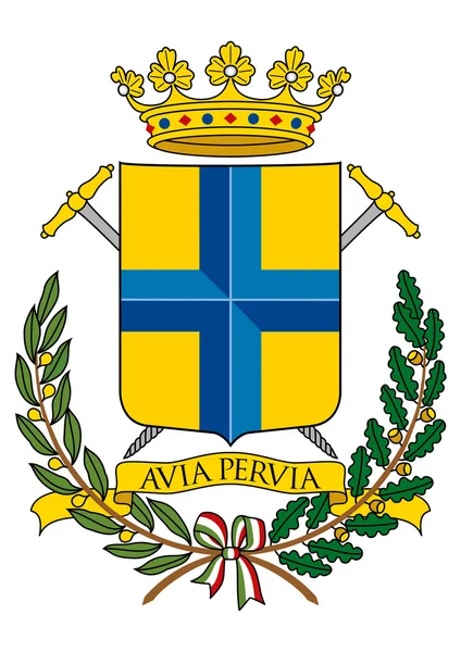 Modena city escudo de armas, emilia-romagna, italia — Vector de stock