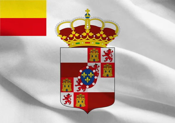 Герцогство Лукка, исторический флаг, Италия — стоковое фото