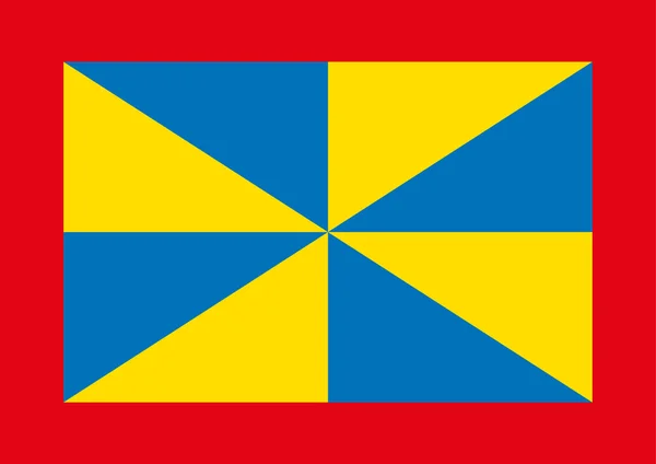 Duché de Parme, drapeau historique, Italie — Image vectorielle
