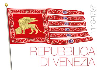 Venedik Cumhuriyeti tarihi bayrak, İtalya