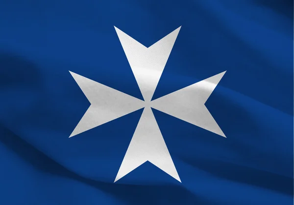Maritieme Republiek amalfi, historische vlag, Italië — Stockfoto