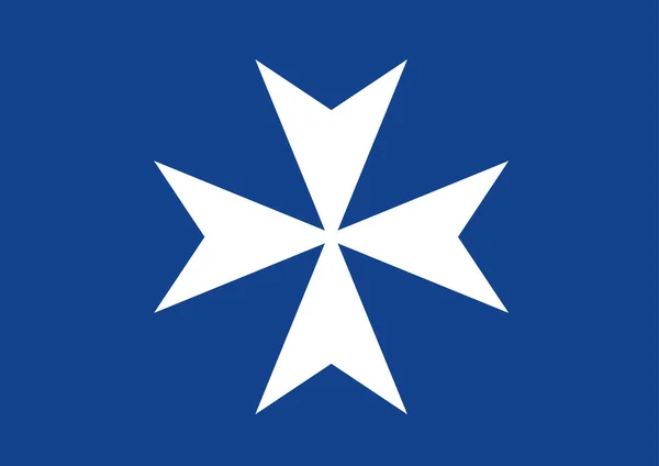 Maritieme Republiek amalfi, historische vlag, Italië — Stockvector