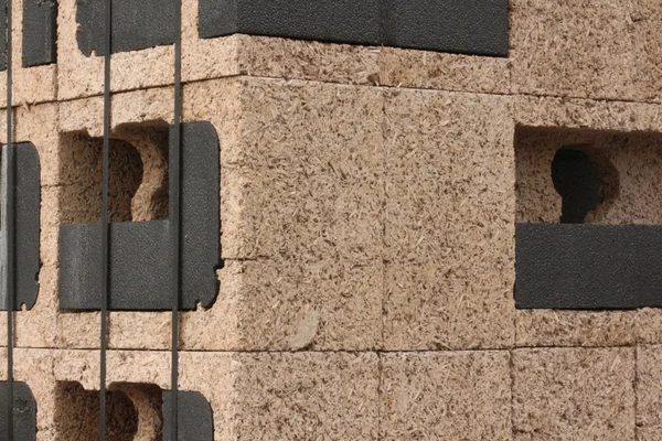 Ecological brick for building — Stock Photo, Image