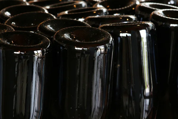 Wine caps and bottles — Stock Photo, Image