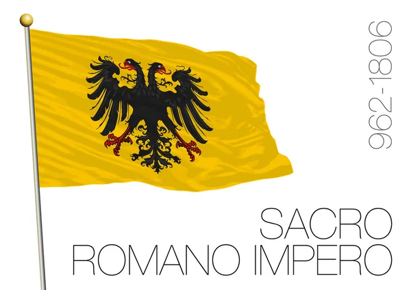Santo império romano bandeira histórica —  Vetores de Stock