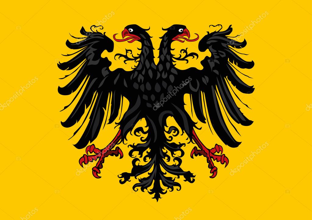 神聖ローマ帝国の歴史的な旗 ストックベクター ©frizio 108896618