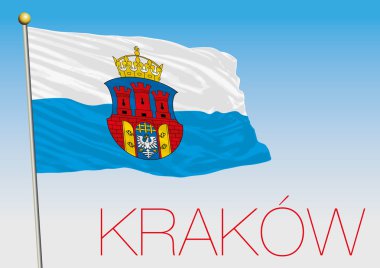 Krakow bayrağı kat ile