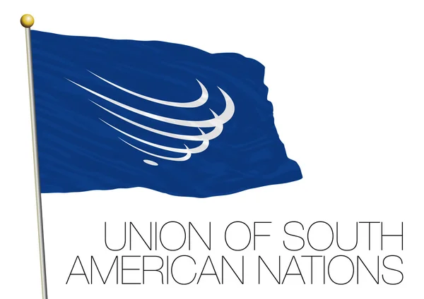 UNASUR, União das Nações Sul-Americanas Bandeira e símbolo —  Vetores de Stock
