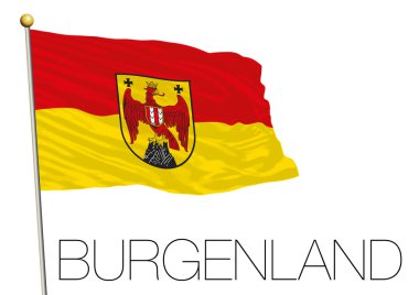 Burgenland bölgesel bayrak, Avusturya arazi