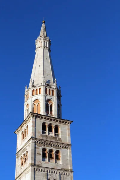 Ghirlandina bell tower, Werelderfgoed, Modena, Italië — Stockfoto