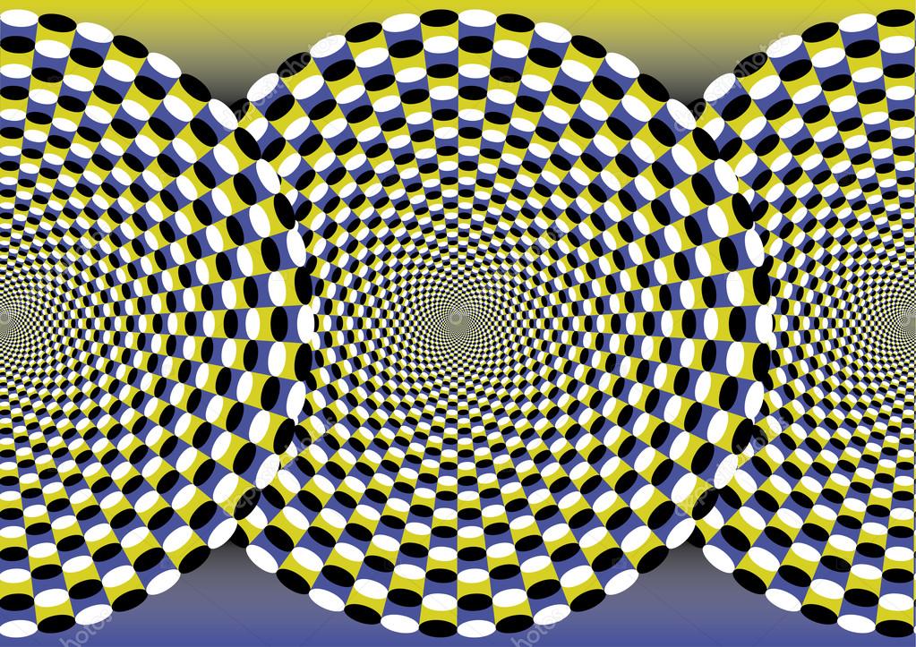 Optical illusion effect design Stock Vector Image by ©frizio 122104800