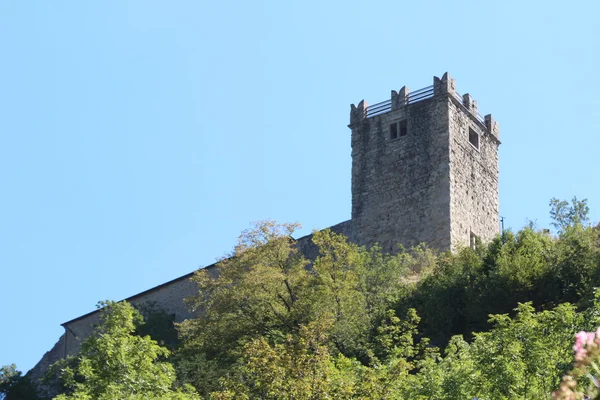 Kasteel van sestola, Emilia-Romagna, Italië — Stockfoto