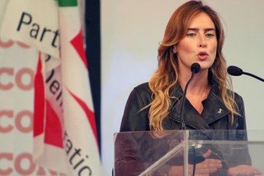 Maria Elena Boschi, kamu politika konferans Demokrat Parti Kongre