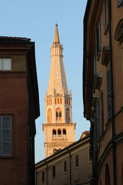 Tower Ghirlandina Modena Emilia Romagna Italy Unesco World Heritage — стокове фото