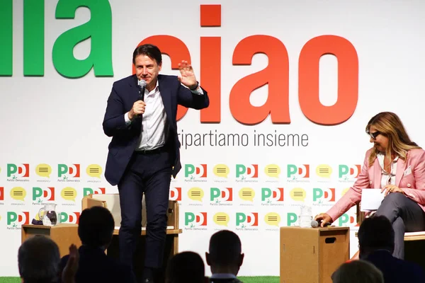 Modène Italie Septembre 2020 Giuseppe Conte Premier Ministre République Italienne — Photo