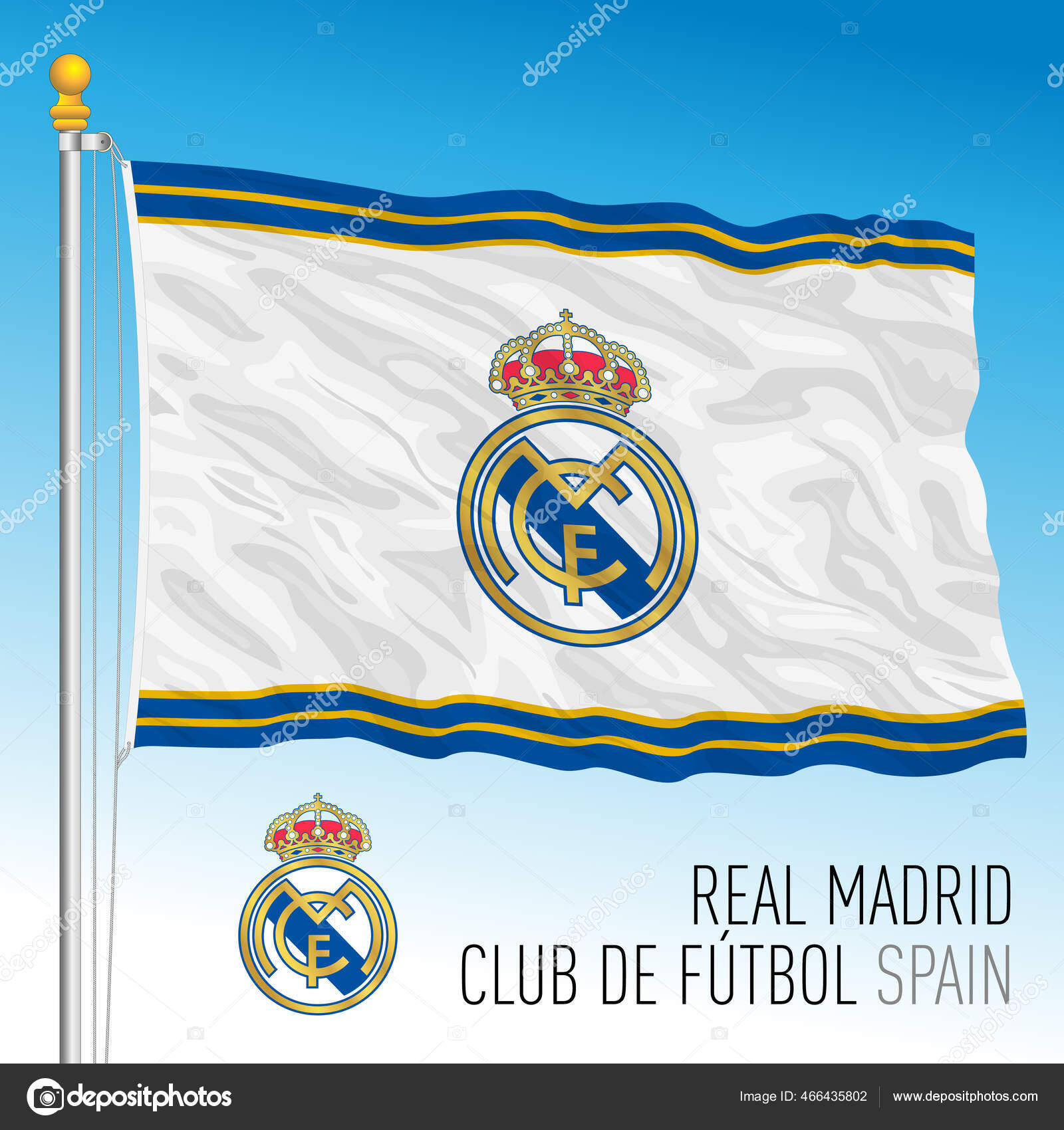  Bandera del Real Madrid : Deportes y Actividades al Aire Libre