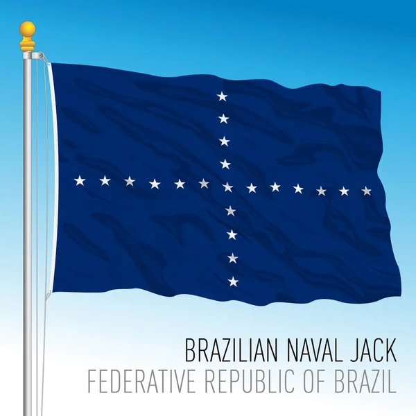 Bandeira Macaco Naval Marinha Brasil Brasil Ilustração Vetorial — Vetor de Stock