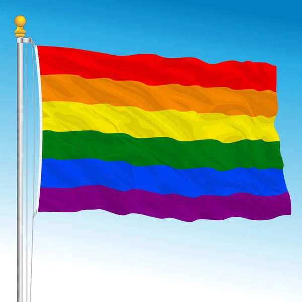 Drapeau Mouvement International Lgbt Illustration Vectorielle — Image vectorielle