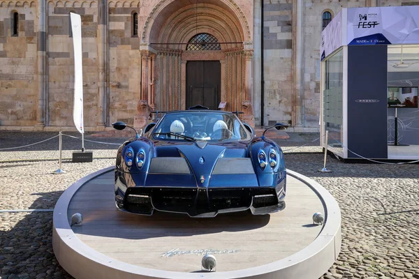 Modena Talya Temmuz 12021 Motor Vadisi Festivali Sergisi Pagani Huayra — Stok fotoğraf