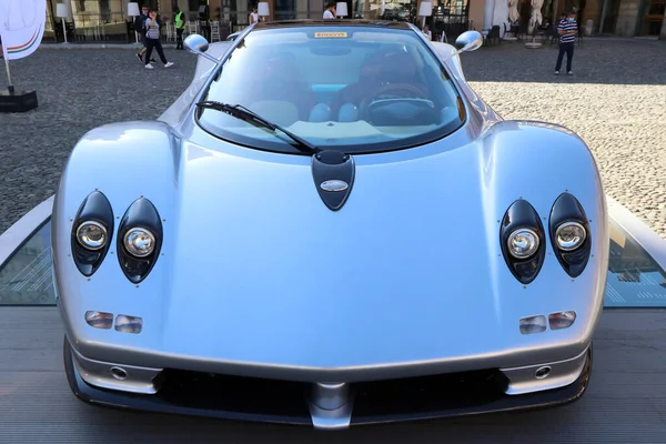 Modena Italië Juli 2021 Motor Valley Tentoonstelling Pagani Zonda Sportwagen — Stockfoto