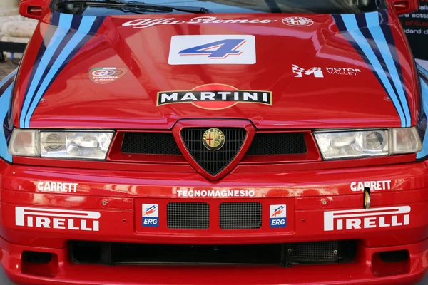 Modena Italië Juli 2021 Alfa Romeo 155 Superturismo Frontdetail 1992 — Stockfoto