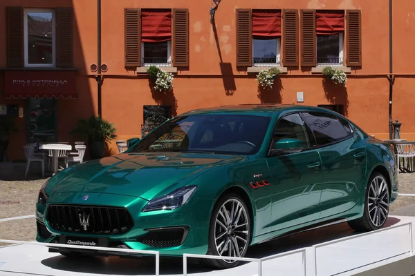 Modena Talya Temmuz 12021 Motor Vadisi Festivali Sergisi Maserati Quattroporte — Stok fotoğraf