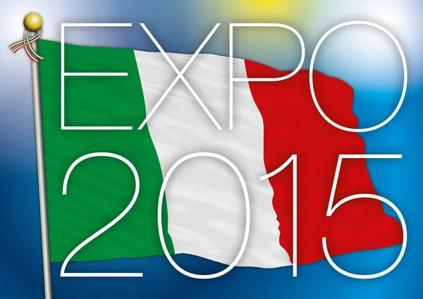 世博会到 2015 年意大利 — 图库矢量图片